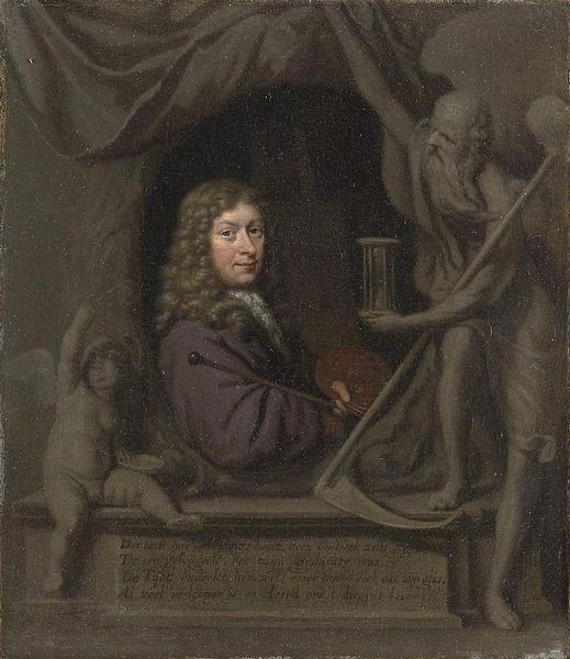 Michiel van Musscher Self-portrait.